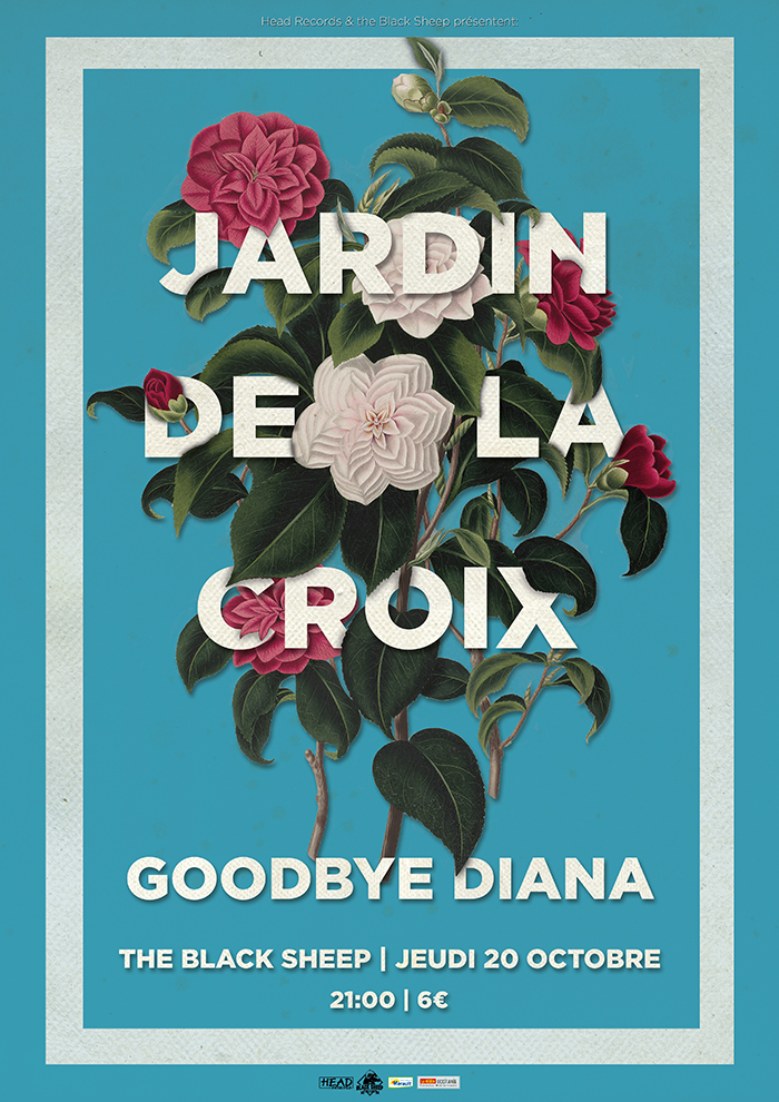 GOODBYE DIANA + JARDIN DE LA CROIX le Jeudi 20 Octobre au Black Sheep à Montpellier Jardin_de_la_croix_web