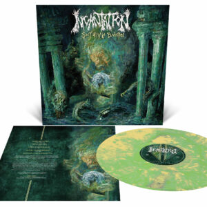 Incantation - Sect of Vile Divinities (Olive Green and Mustard Galaxy Merge) - VINYL LP