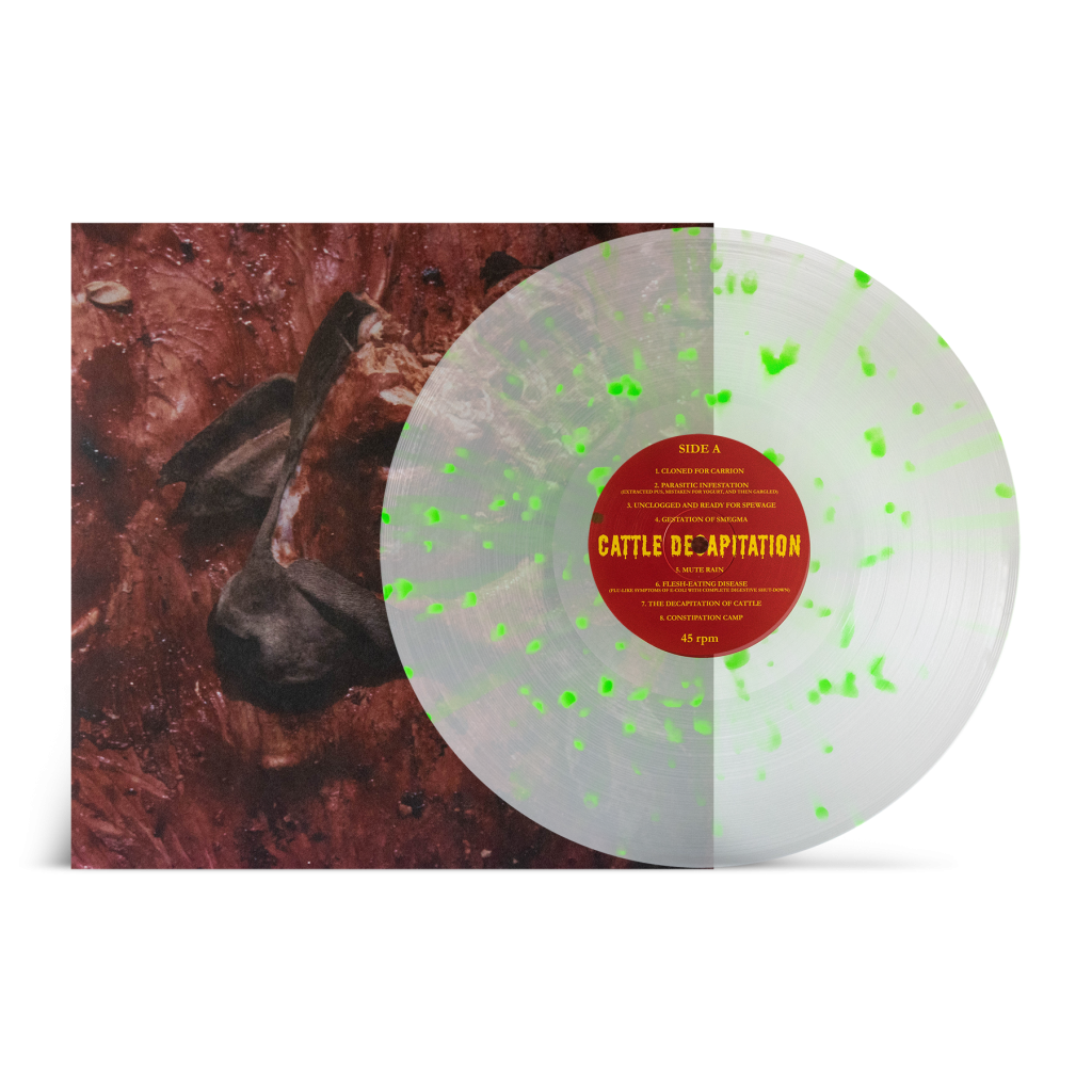 Cattle Decapitation – Human Jerky (clear / green splatter) – VINYL LP ...